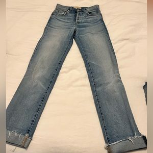 CQY cuffed jeans